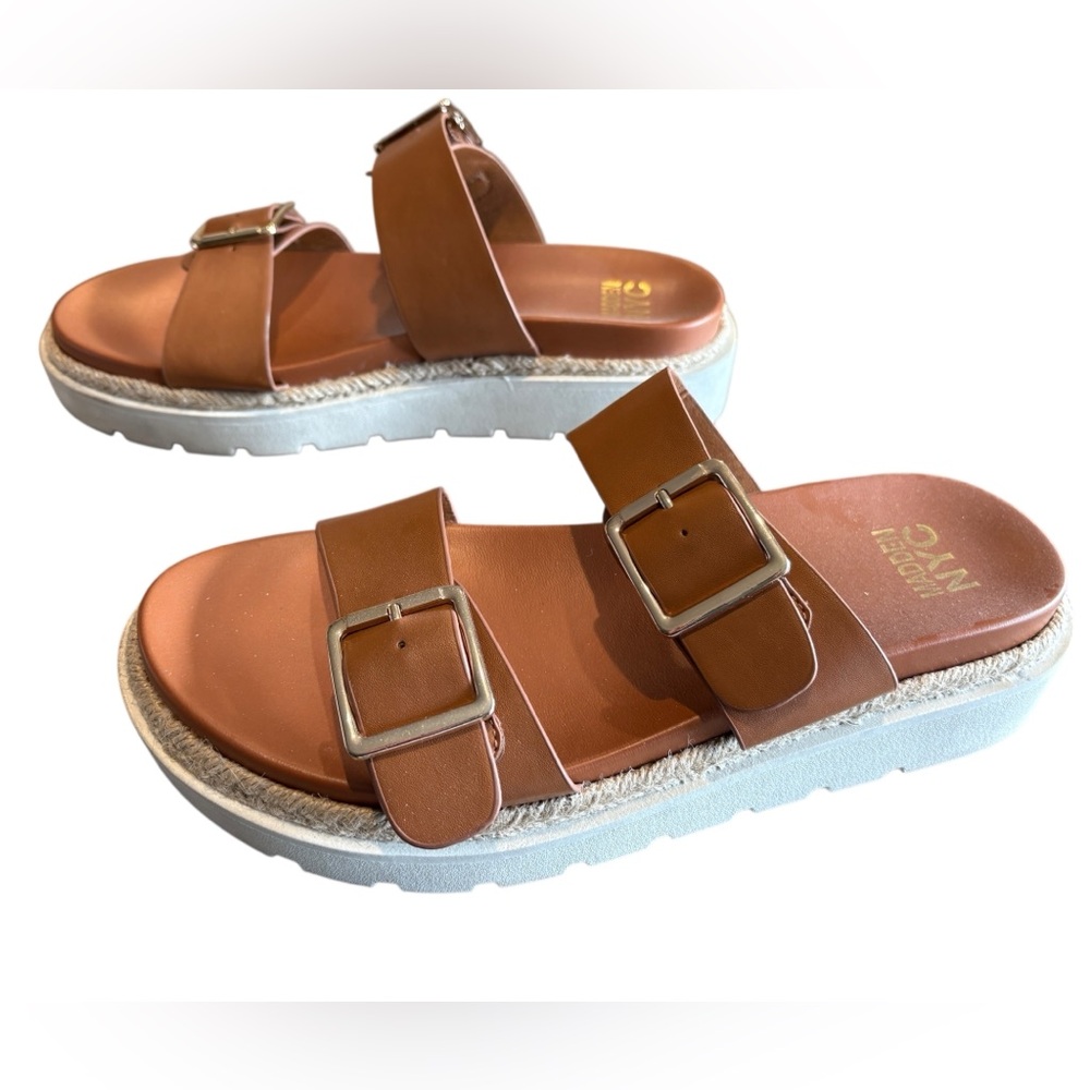 Madden NYC Brown Women's Sandals - Picture 2 of 8